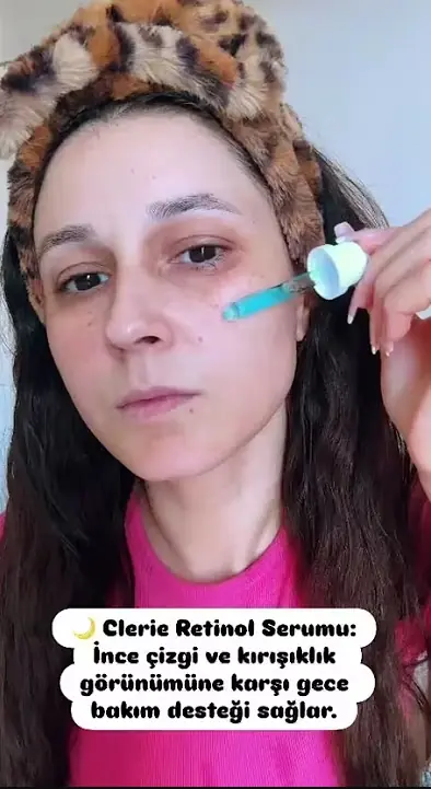 Clerie Retinol ve %2,5 Bakuchiol Destekli Bakım Serumu
